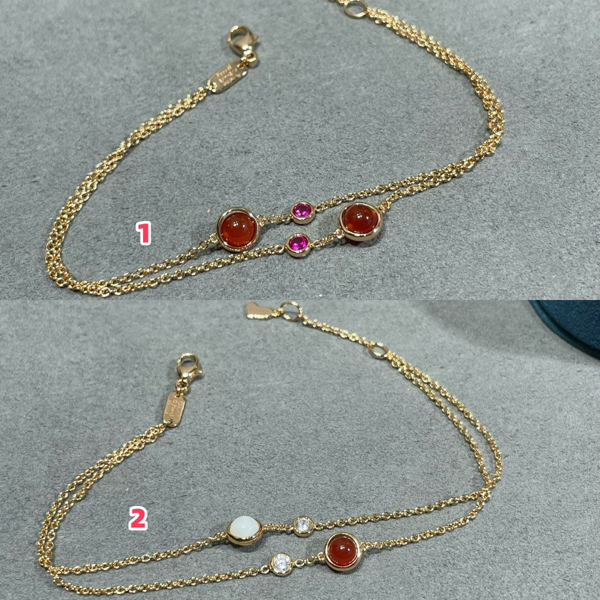 P1aget rotating ball bracelet