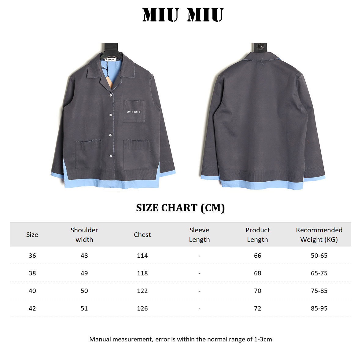 M1v M1v knitting cardigan