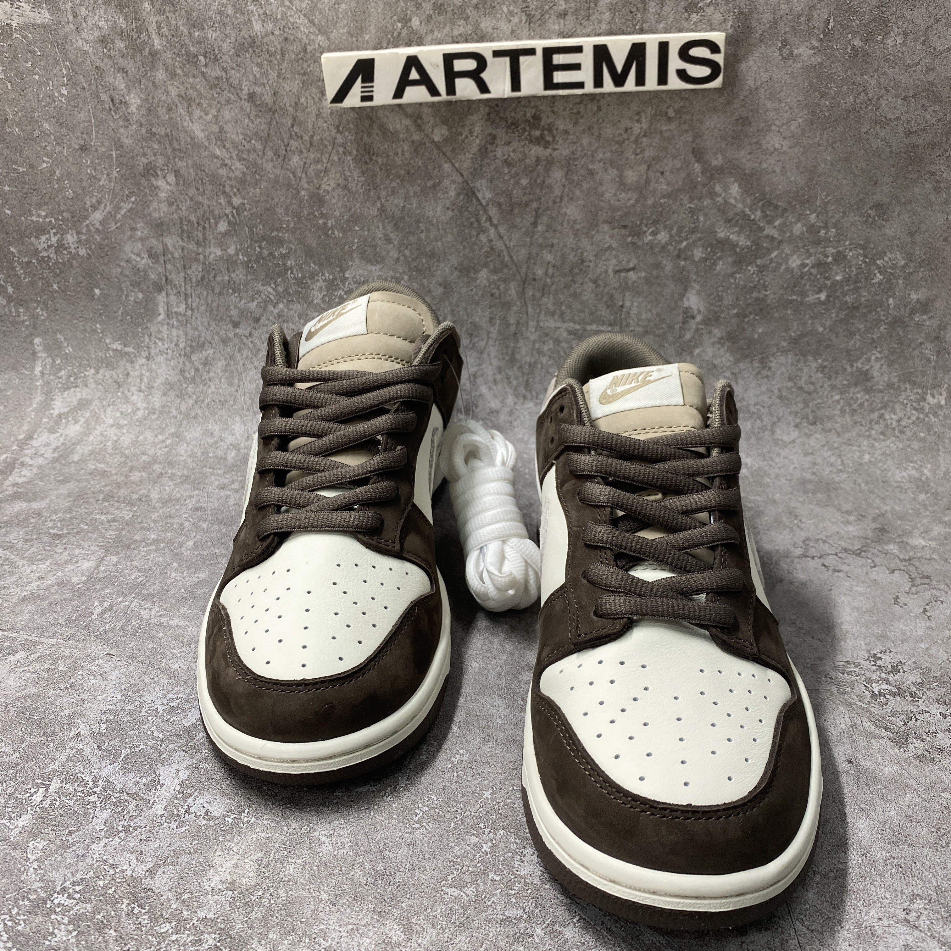 nike dunk low katushiro T0mo white grey