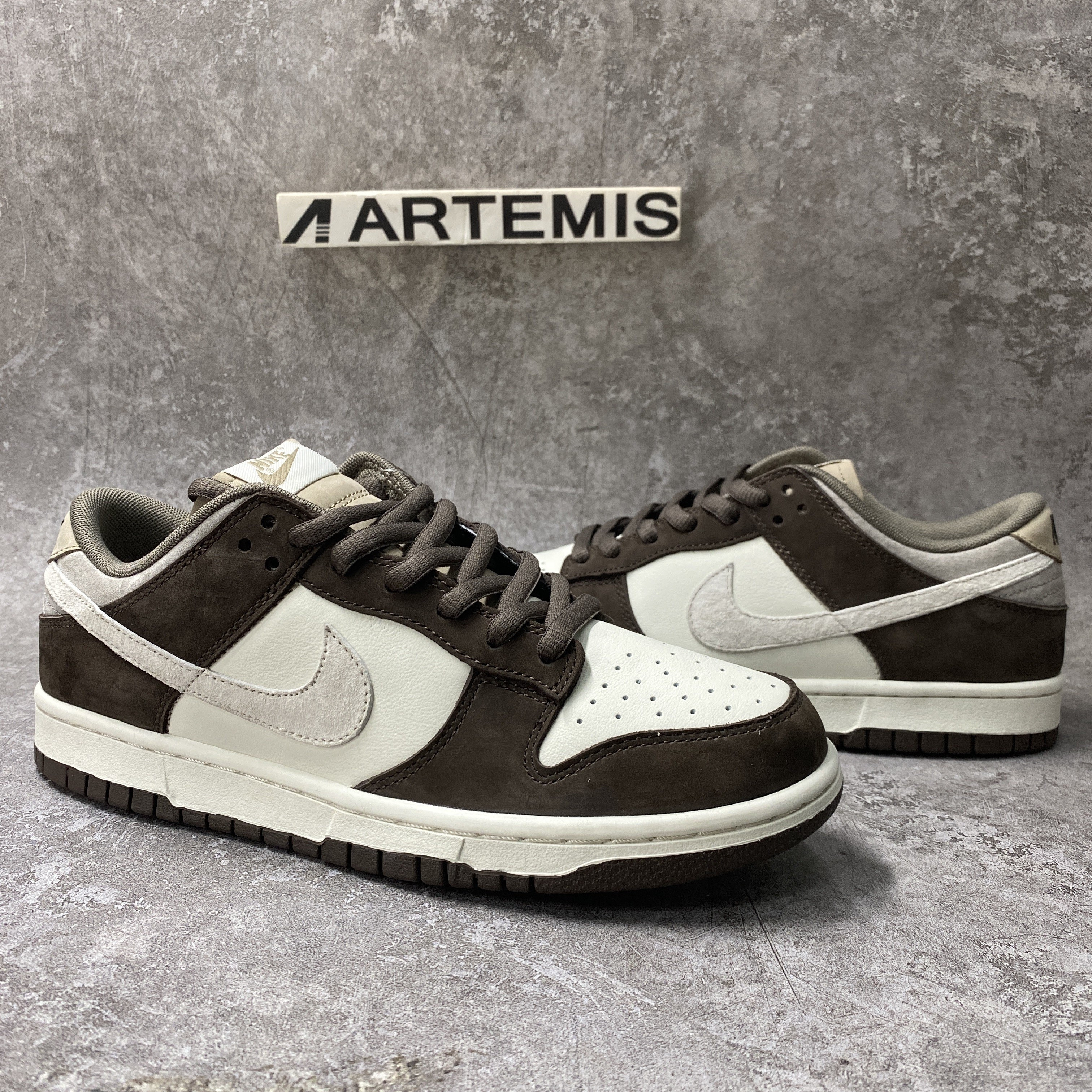 nike dunk low katushiro T0mo white grey
