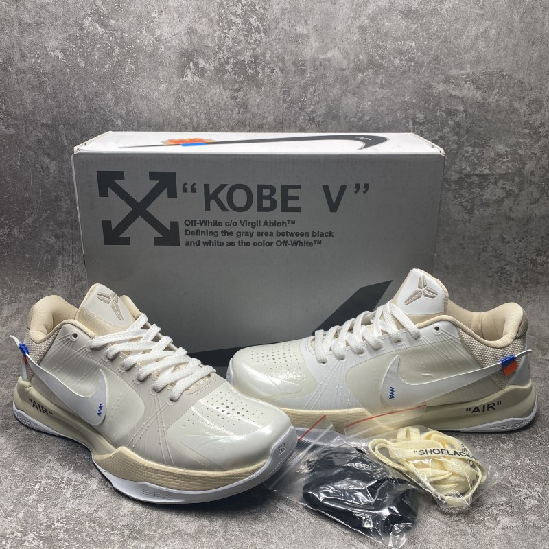 off-white x nike kobe 5 cusT0m by mamba concepts