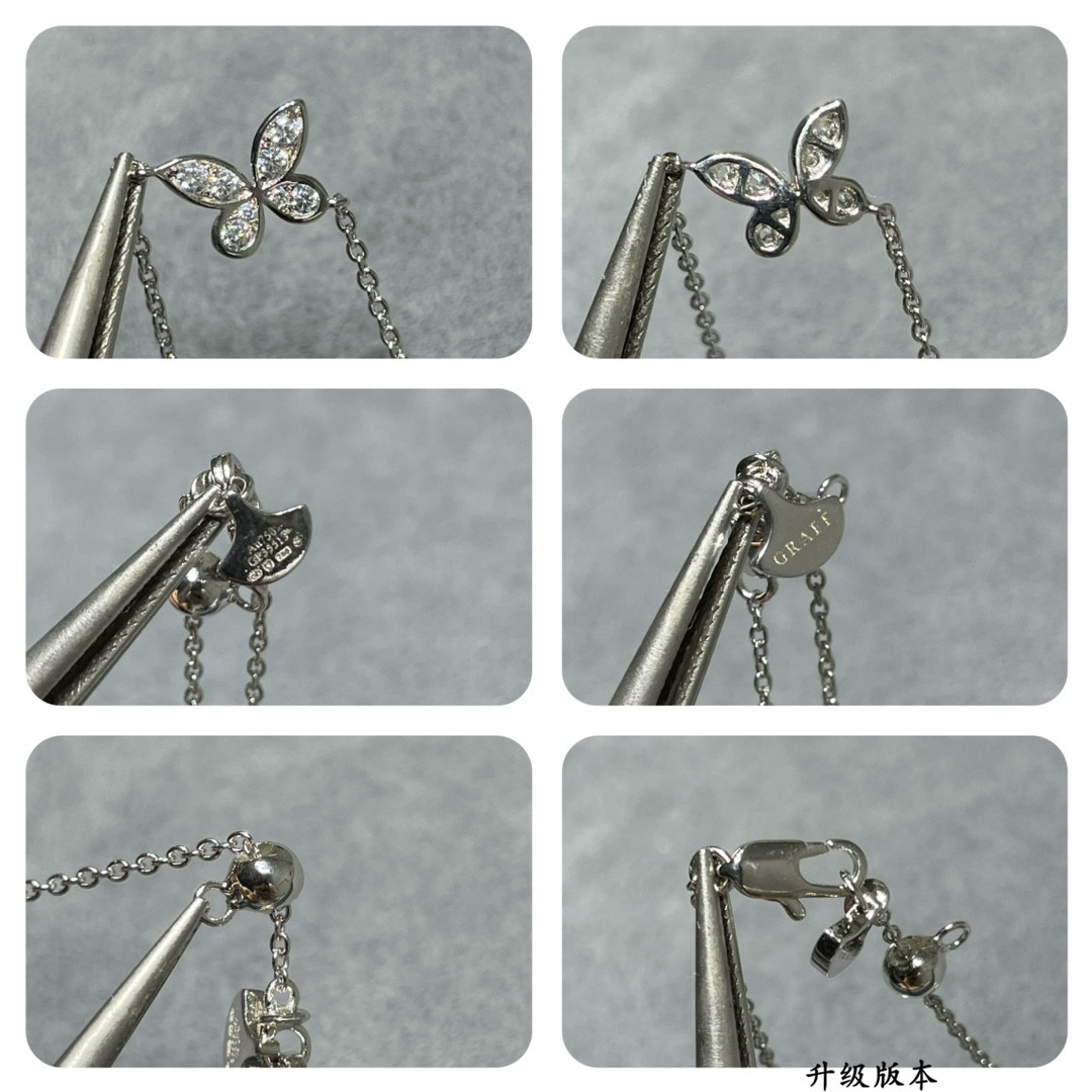 Gr*ff eleven butterflies necklace