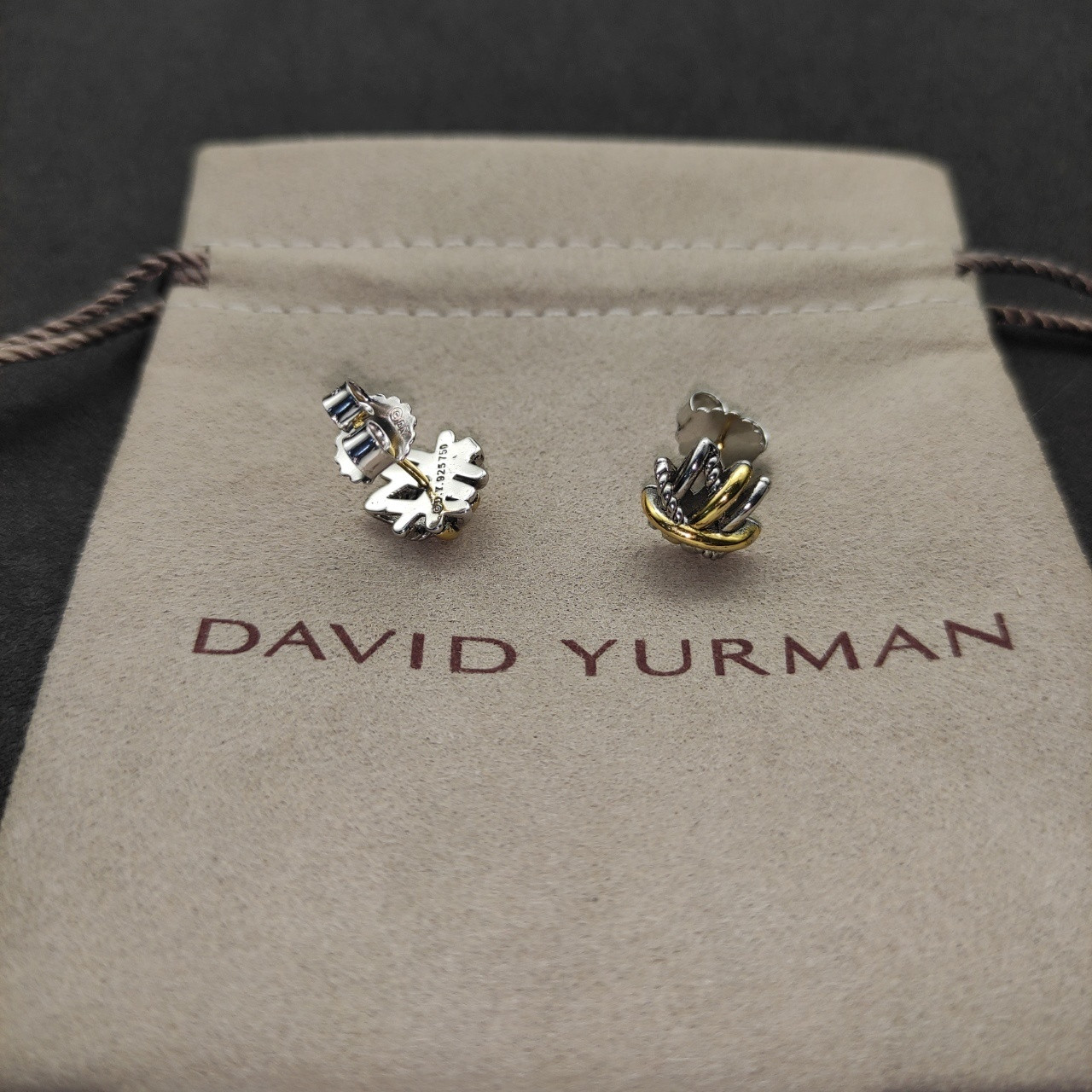 dau1d Yvrm*n 11mm earrings