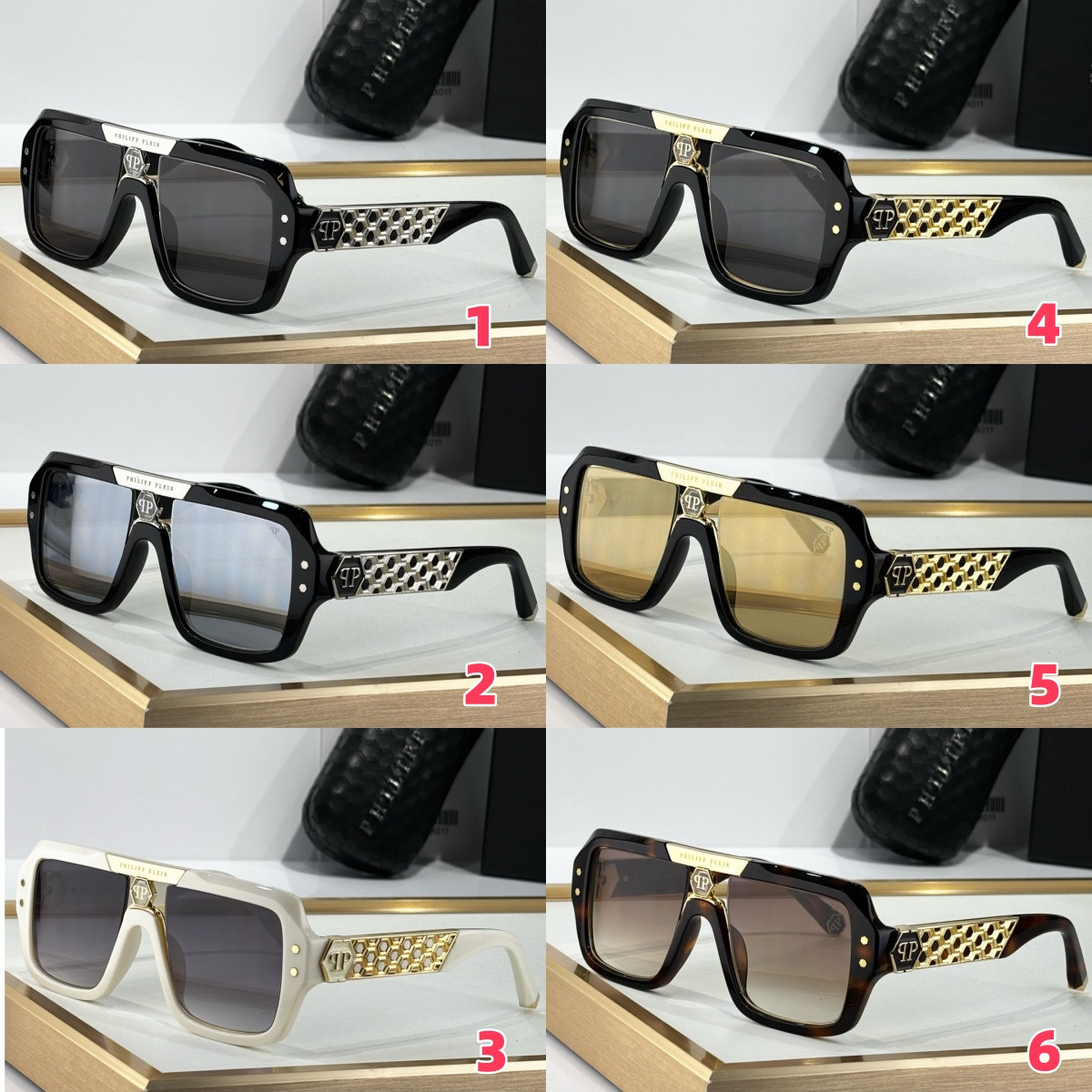 phi1ipp P1ein glasses spp079 53-20-145