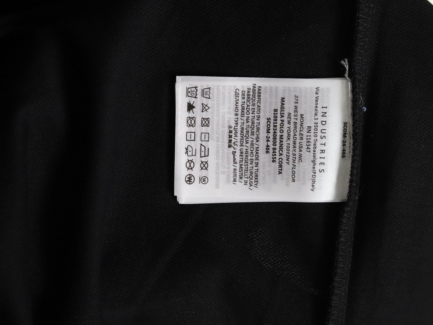 M0nc1er 24ss short-sleeved polo shirt