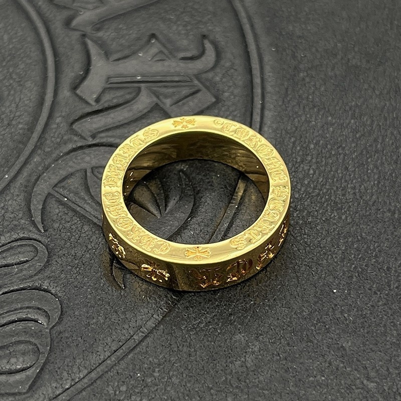 ch**me he**ts Di*m*nd-encrusted cross ring
