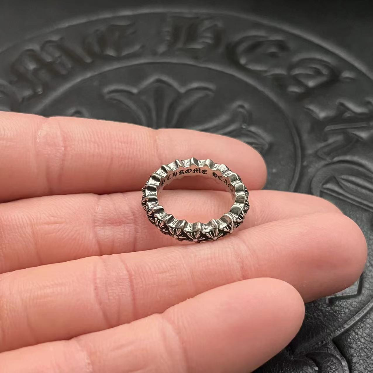 Ch**me He**ts pentagram ring