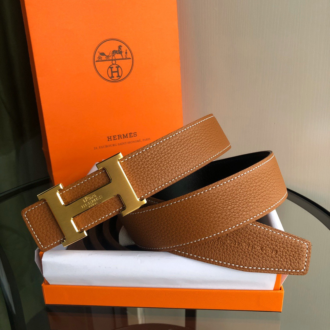 H**mes men belt