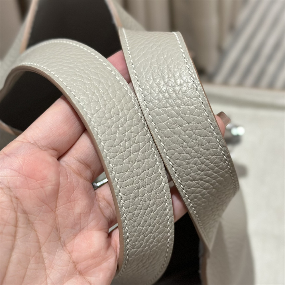 H**mes picotin 18cm glacier white without original box