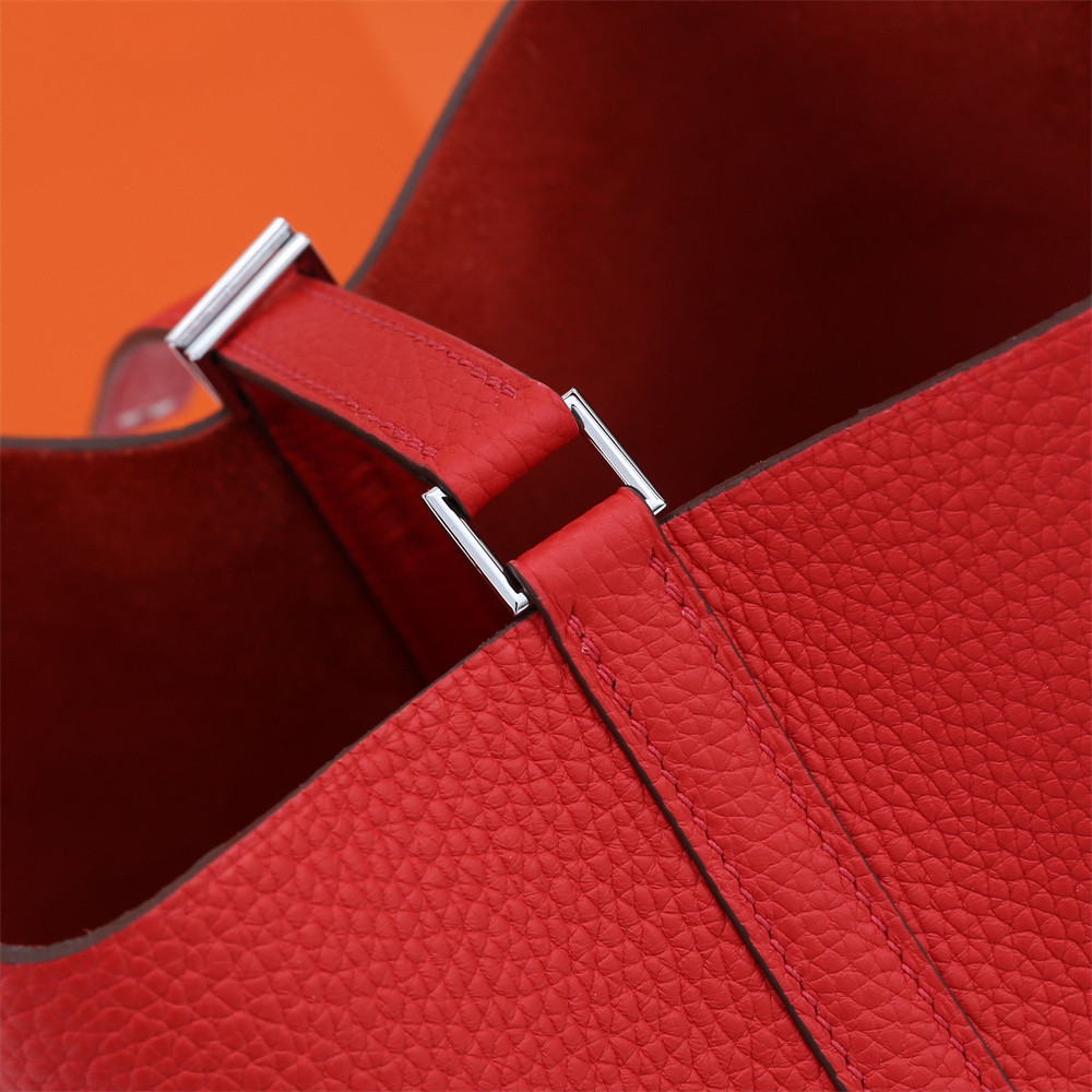 H**mes picotin 18cm bright red without original box