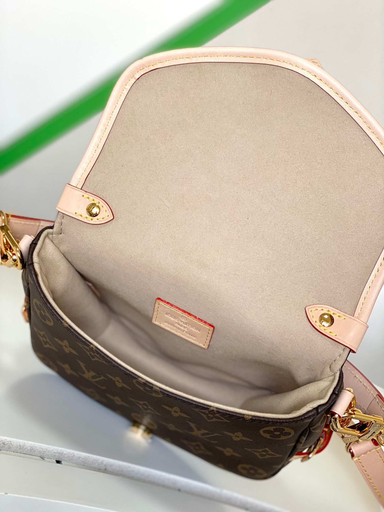 LV M46740 Saumur BB 7.9 x 6.3 x 3 inches