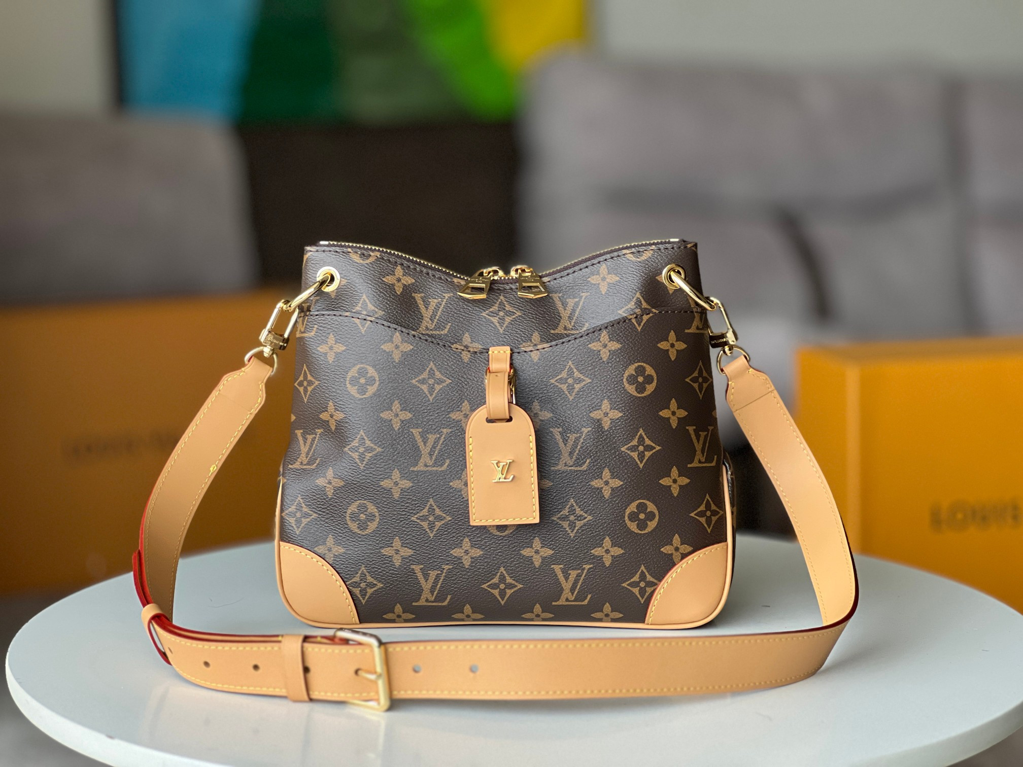 LV Odéon PM M45354 9.4x8.7x3.1 inches