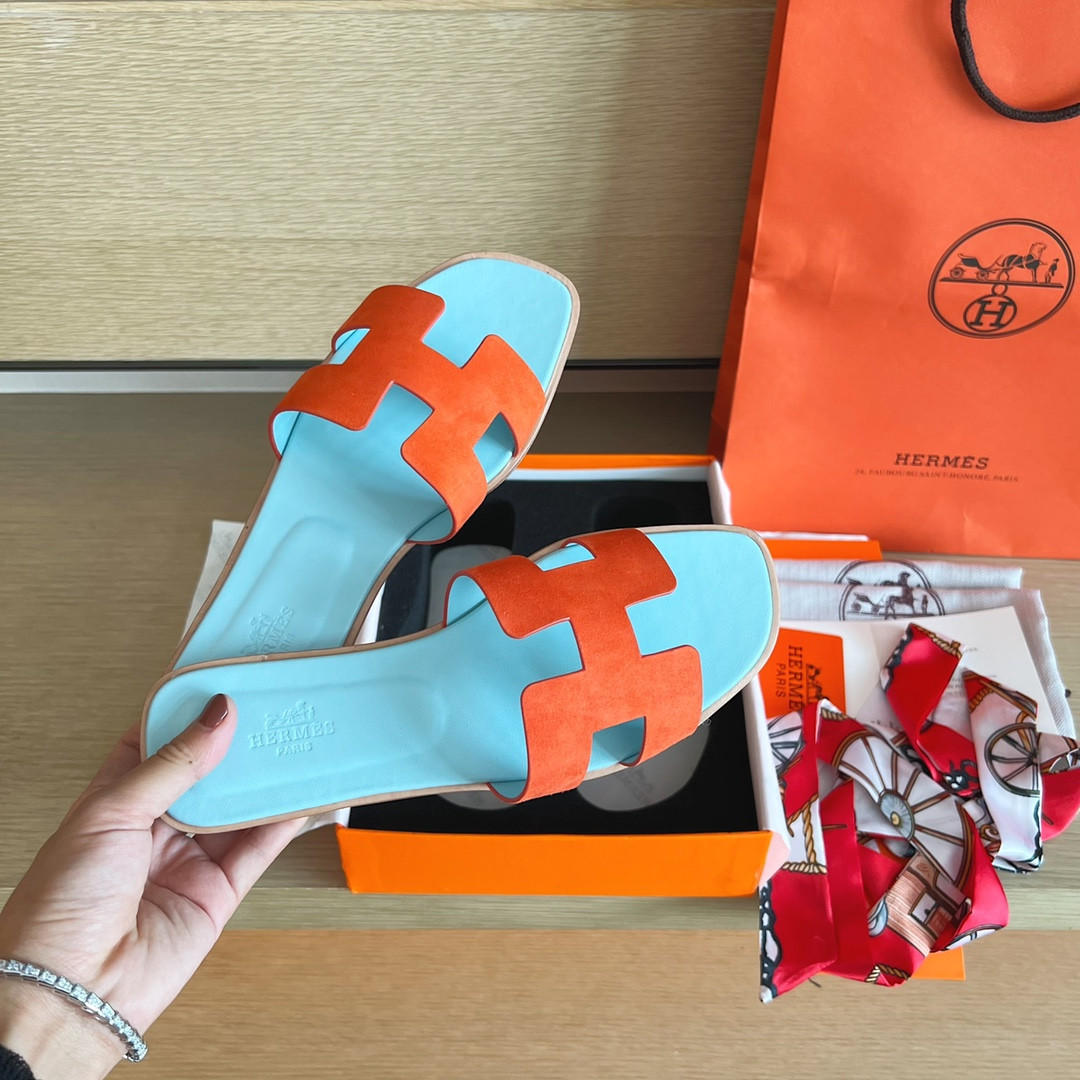 ua H**mes oran sandal