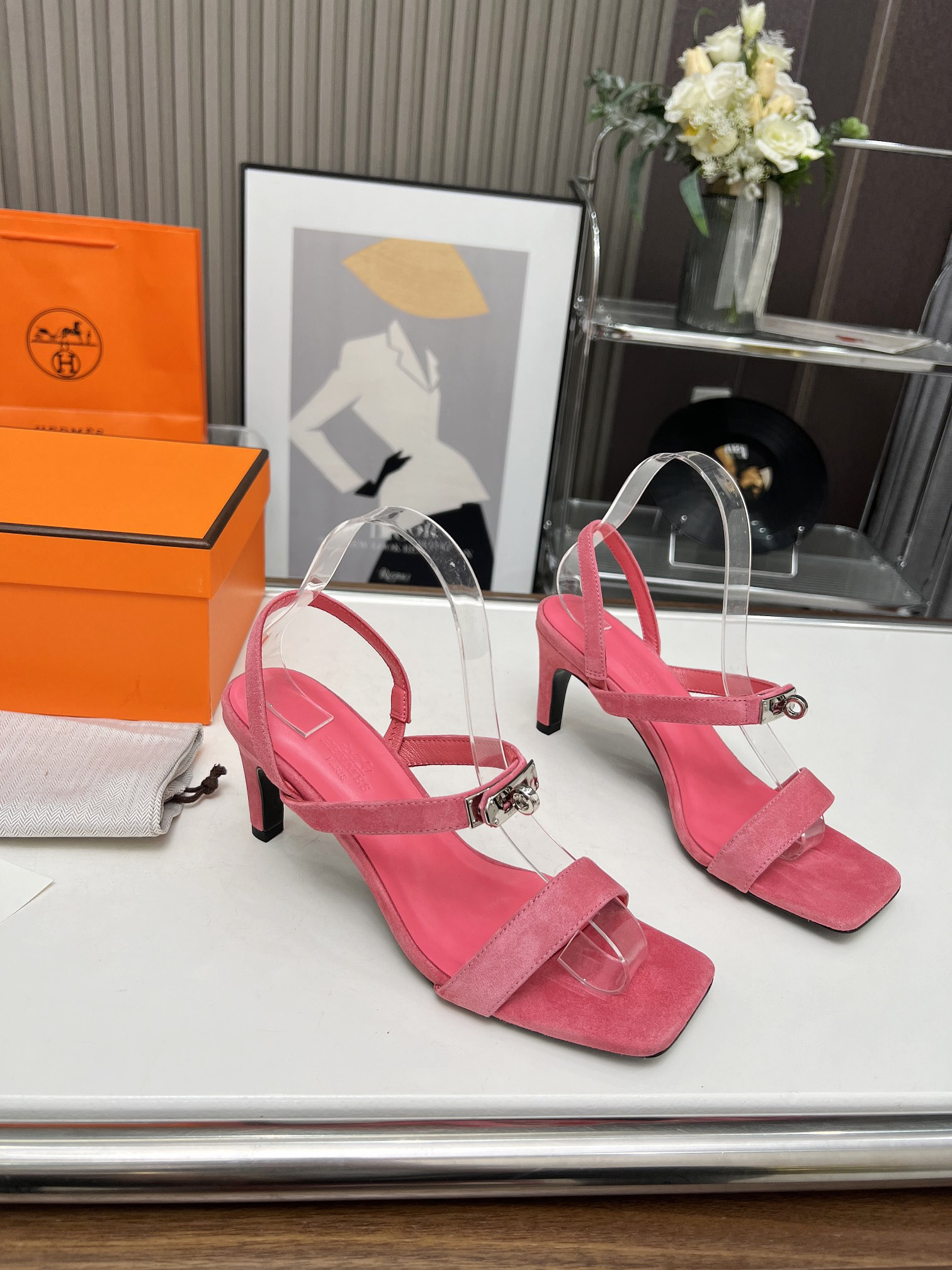 ua H**mes glamour 95 sandal