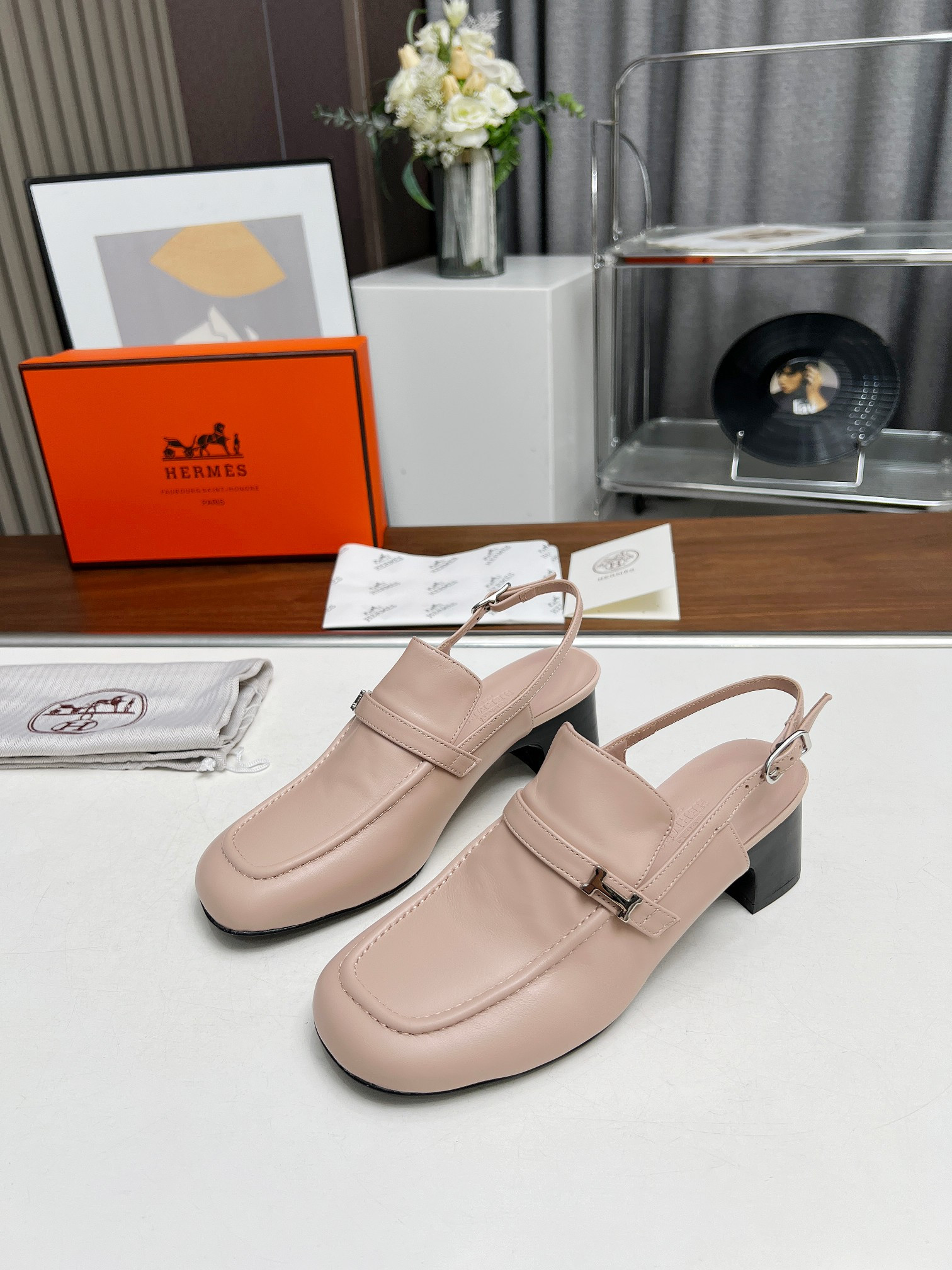 ua H**mes infinie 50 pump