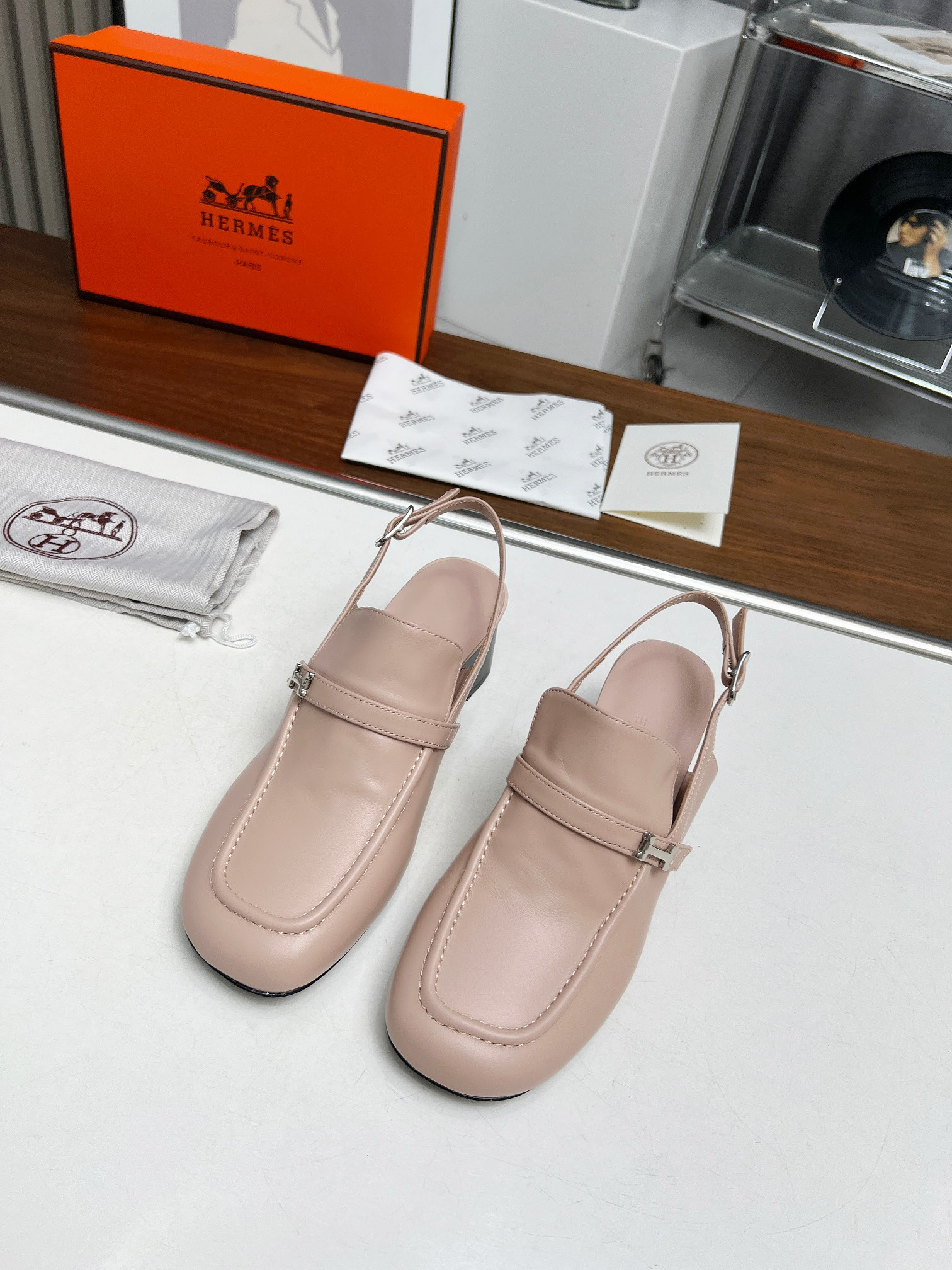 ua H**mes infinie 50 pump