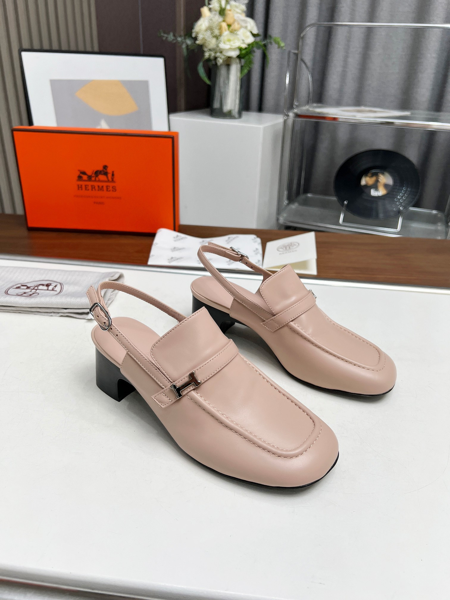 ua H**mes infinie 50 pump