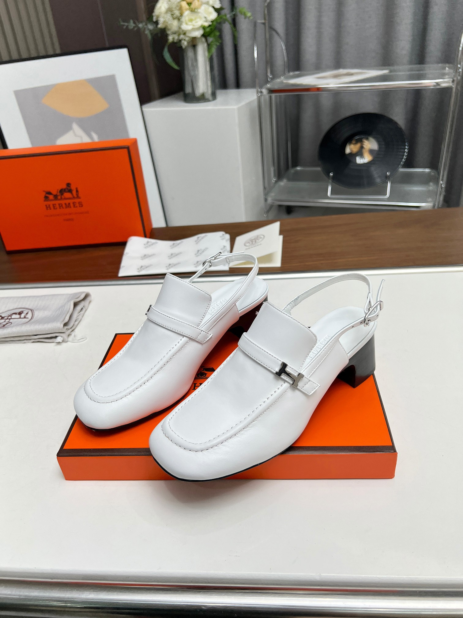 ua H**mes infinie 50 pump