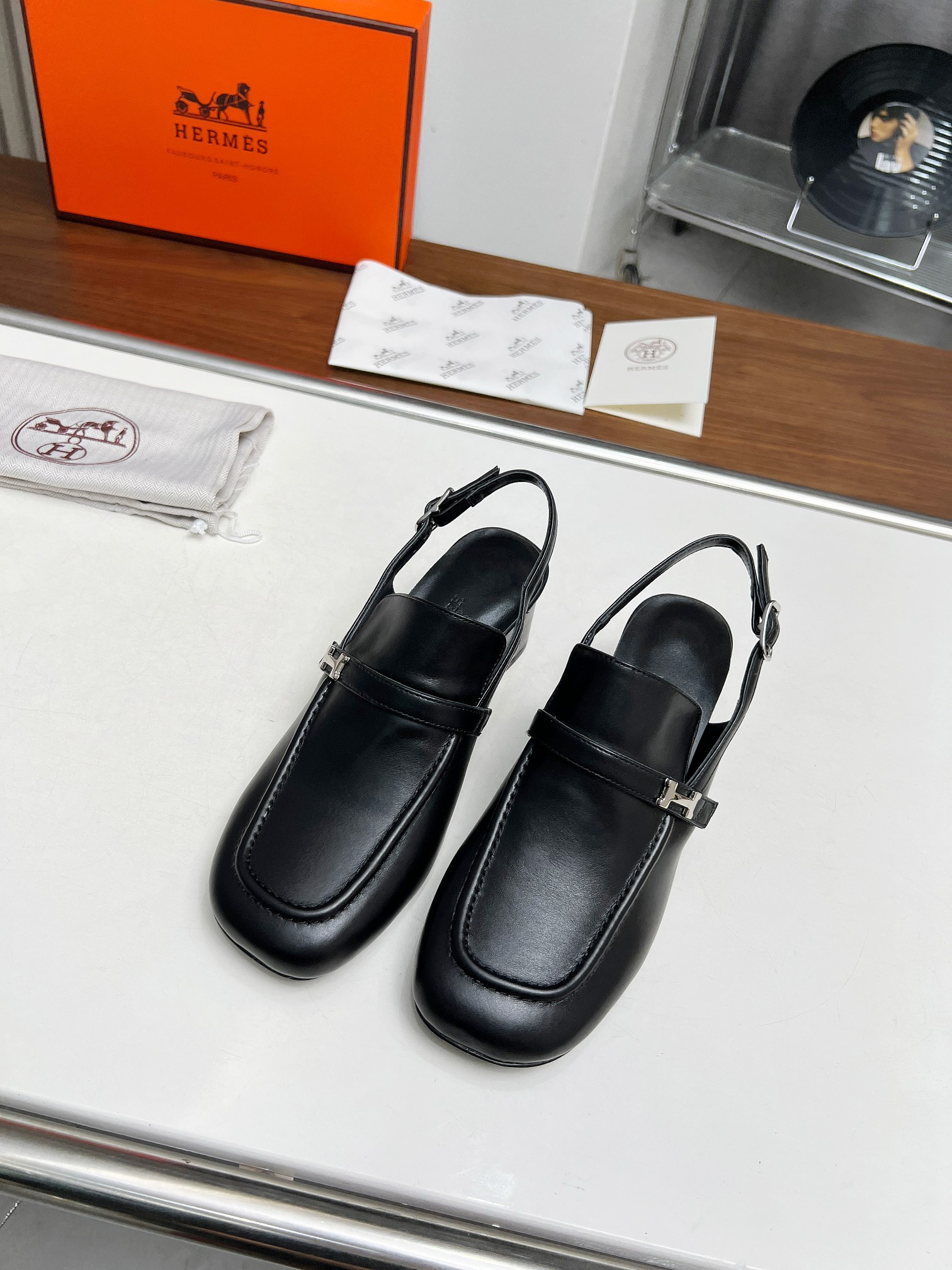 ua H**mes infinie 50 pump