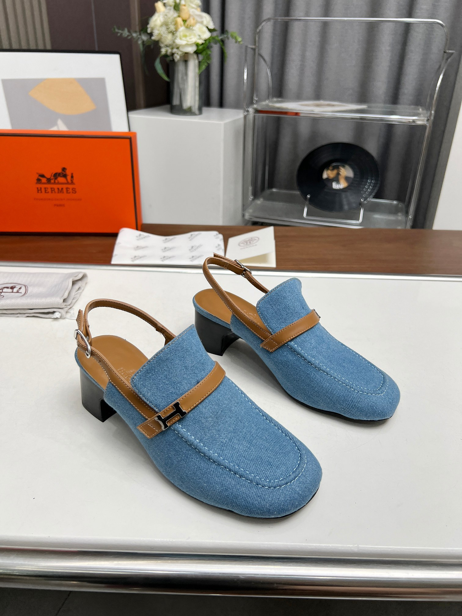 ua H**mes infinie 50 pump