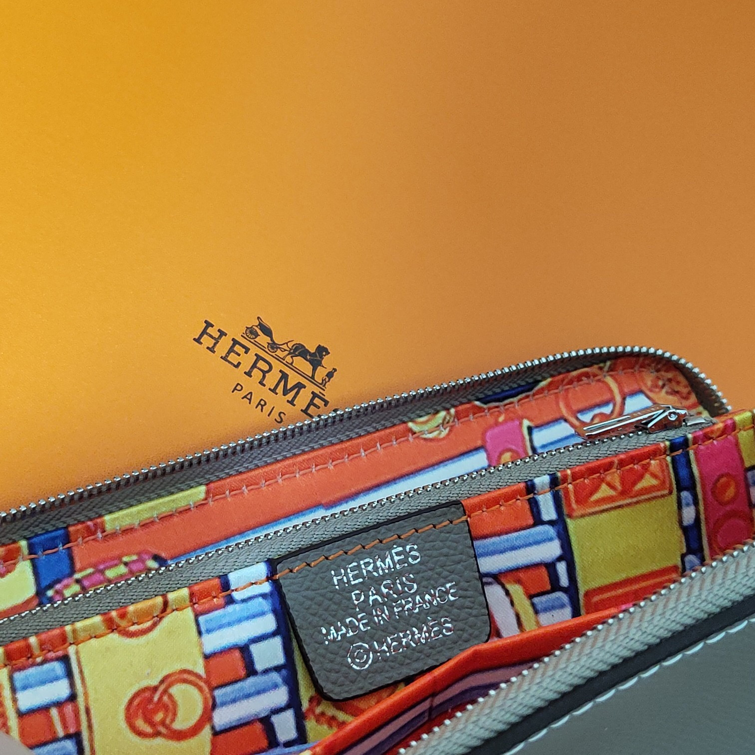 H**mes long wallet 20x11cm