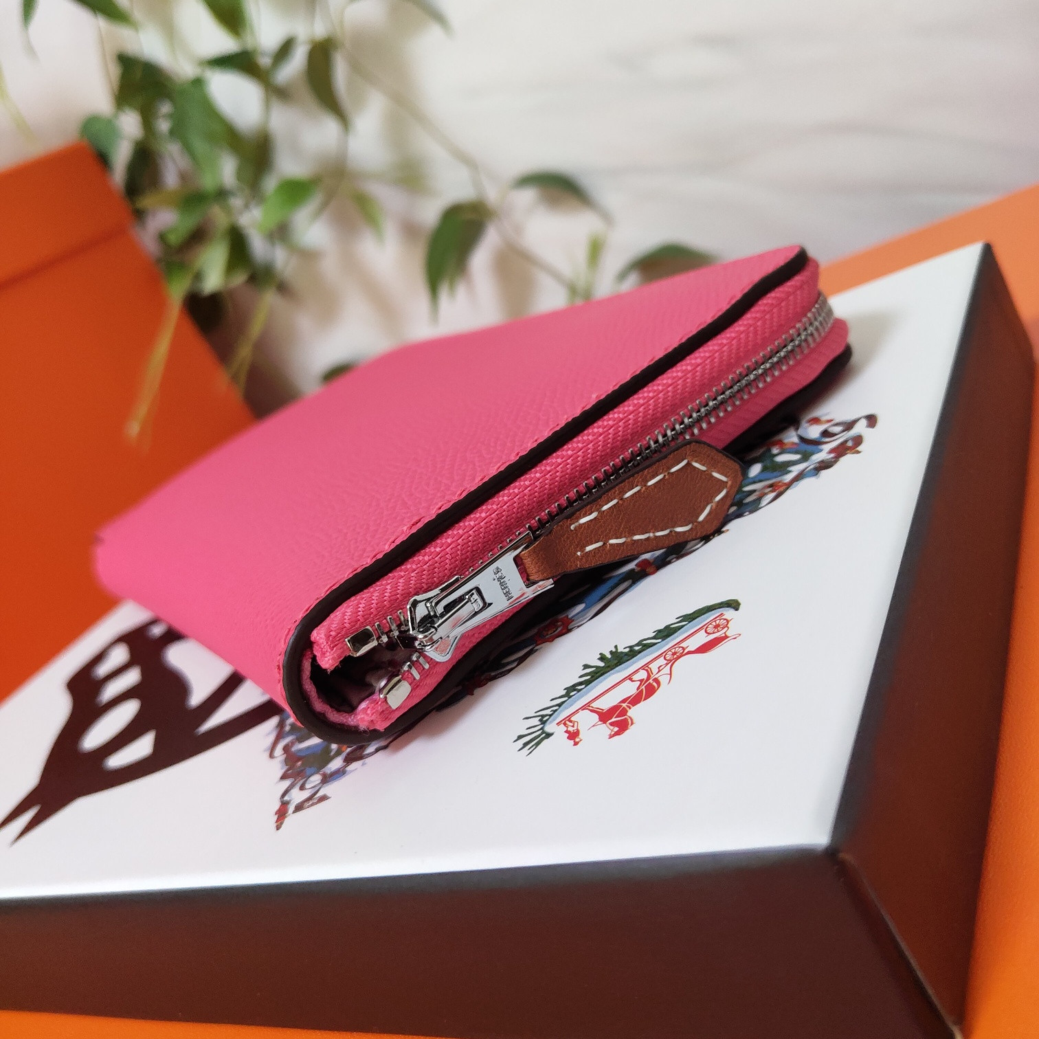 H**mes long wallet 20x11cm