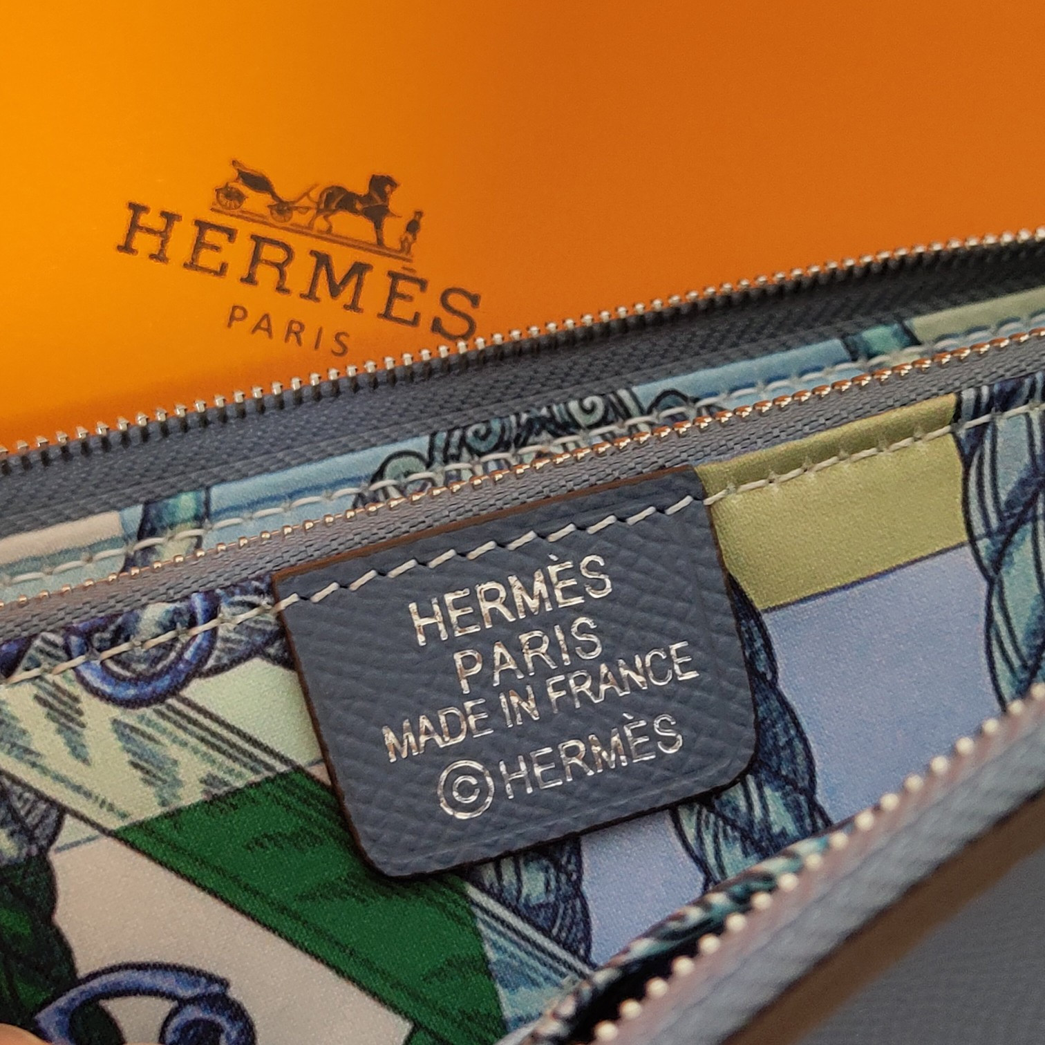 H**mes long wallet 20x11cm