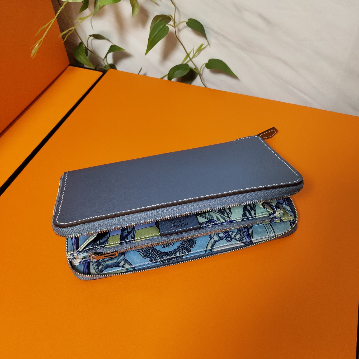 H**mes long wallet 20x11cm