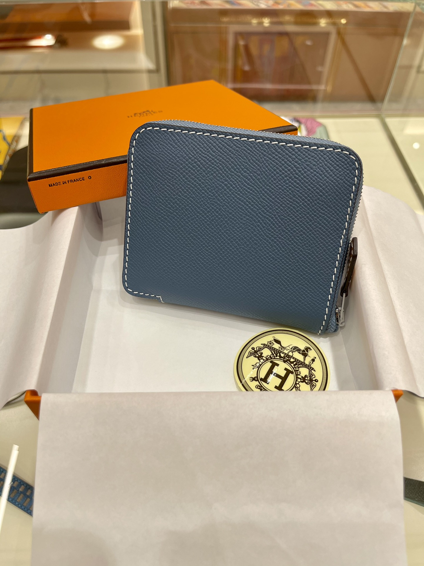 H**mes wallet 11.5x2x9.5cm