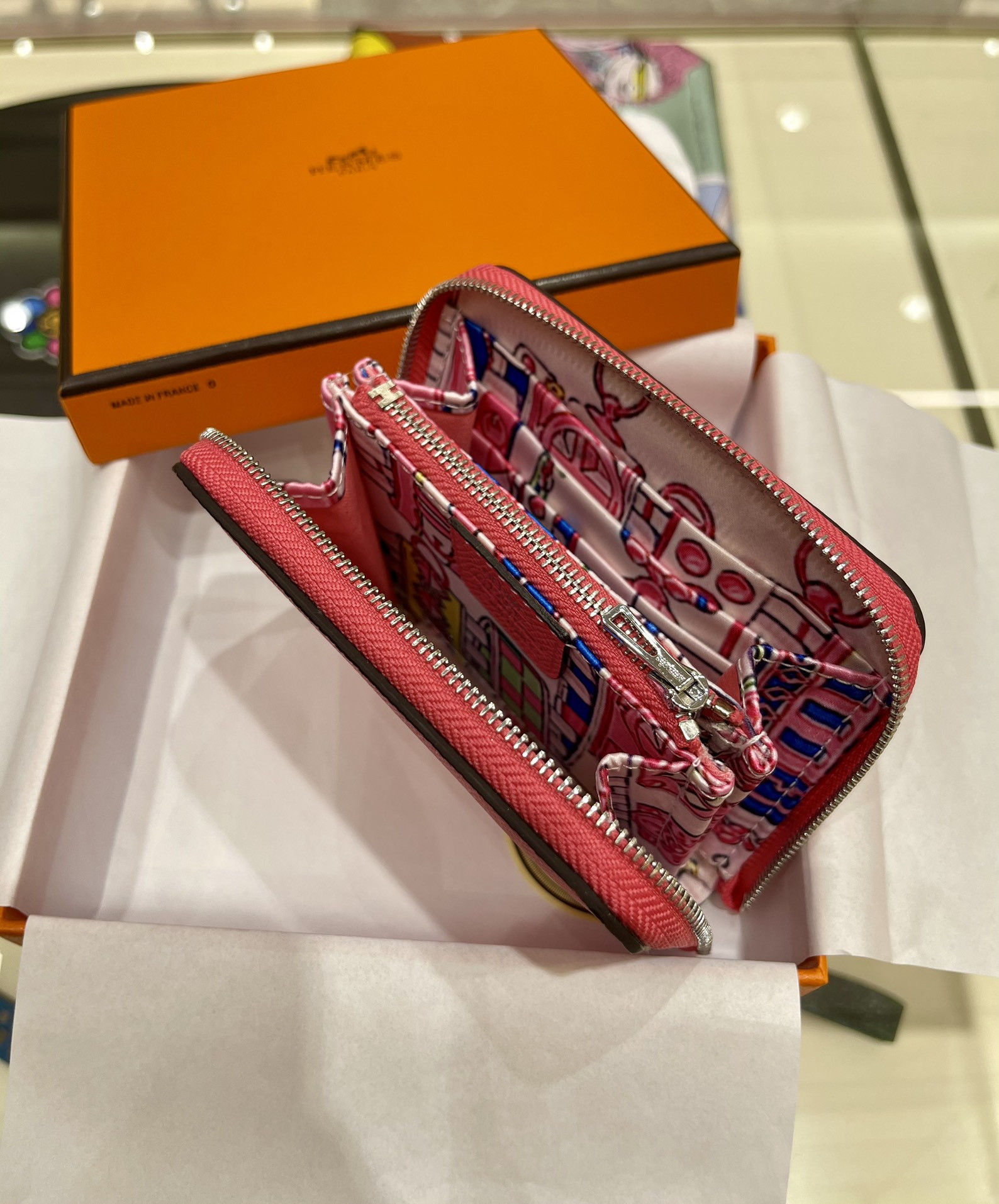 H**mes wallet 11.5x2x9.5cm