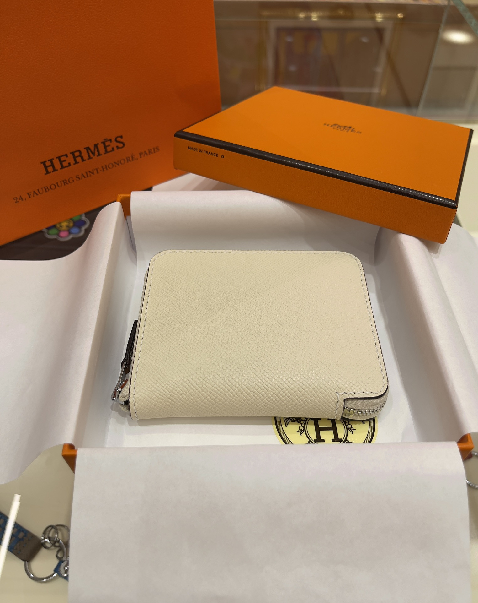 H**mes wallet 11.5x2x9.5cm
