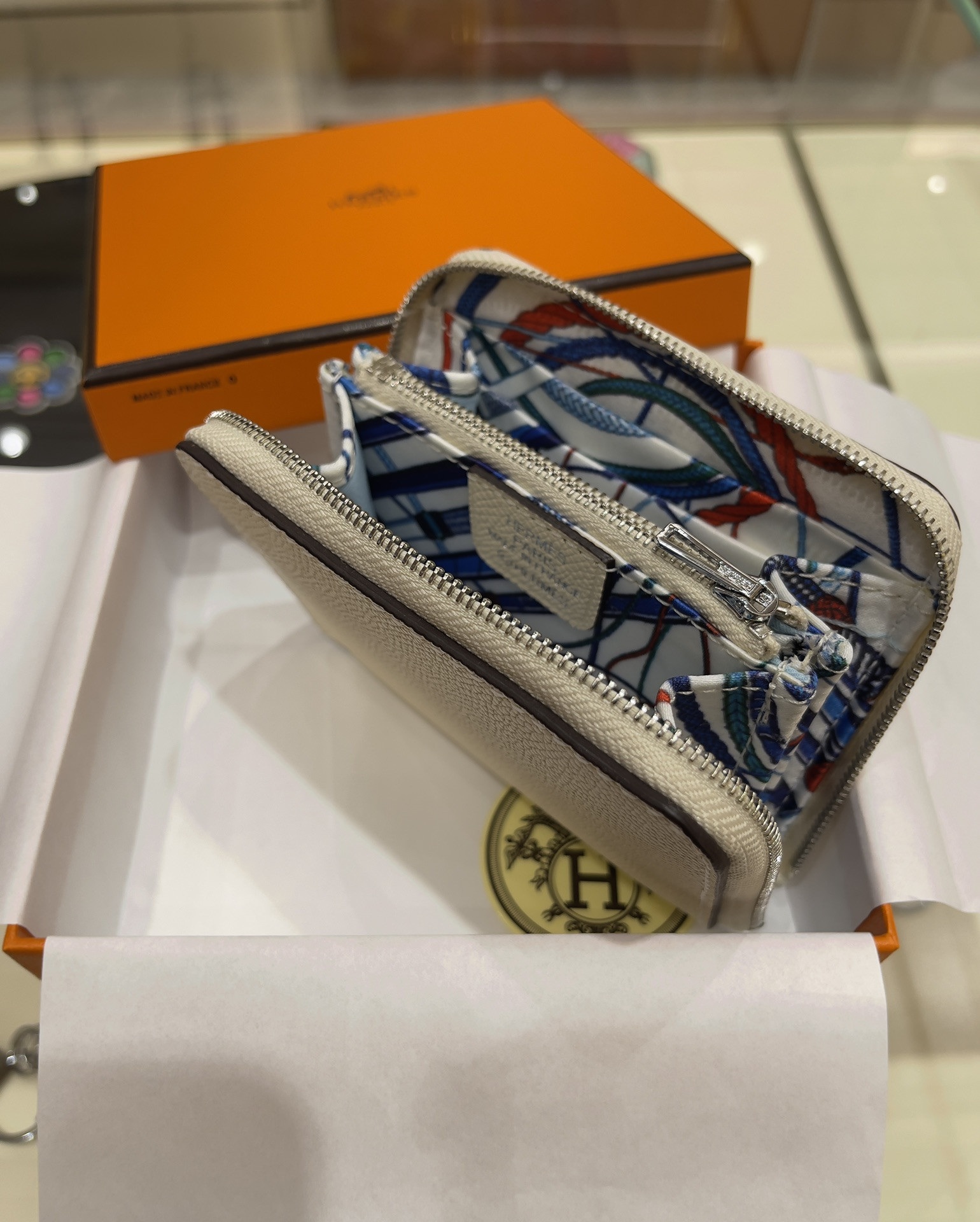 H**mes wallet 11.5x2x9.5cm