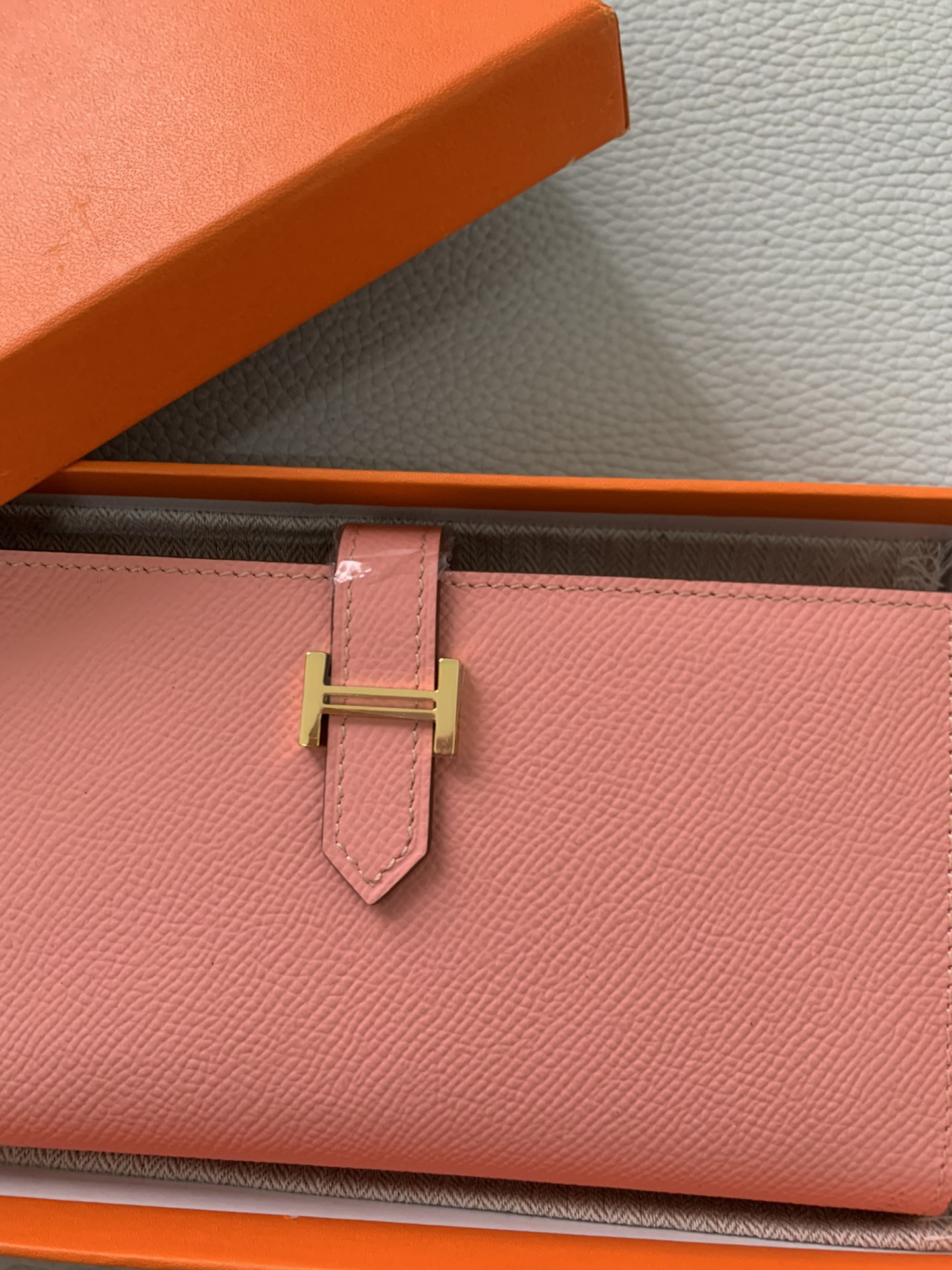 H**mes long wallet 17.5x9.5cm