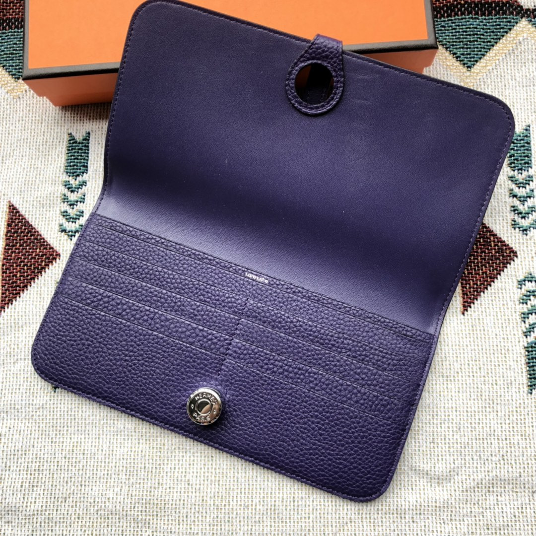 H**mes dogon duo wallet