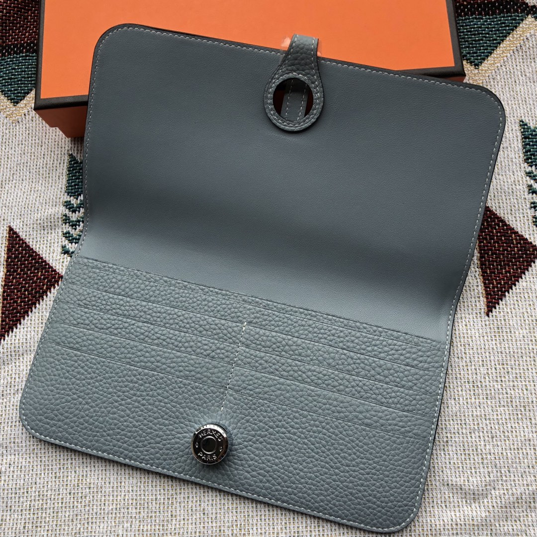 H**mes dogon duo wallet