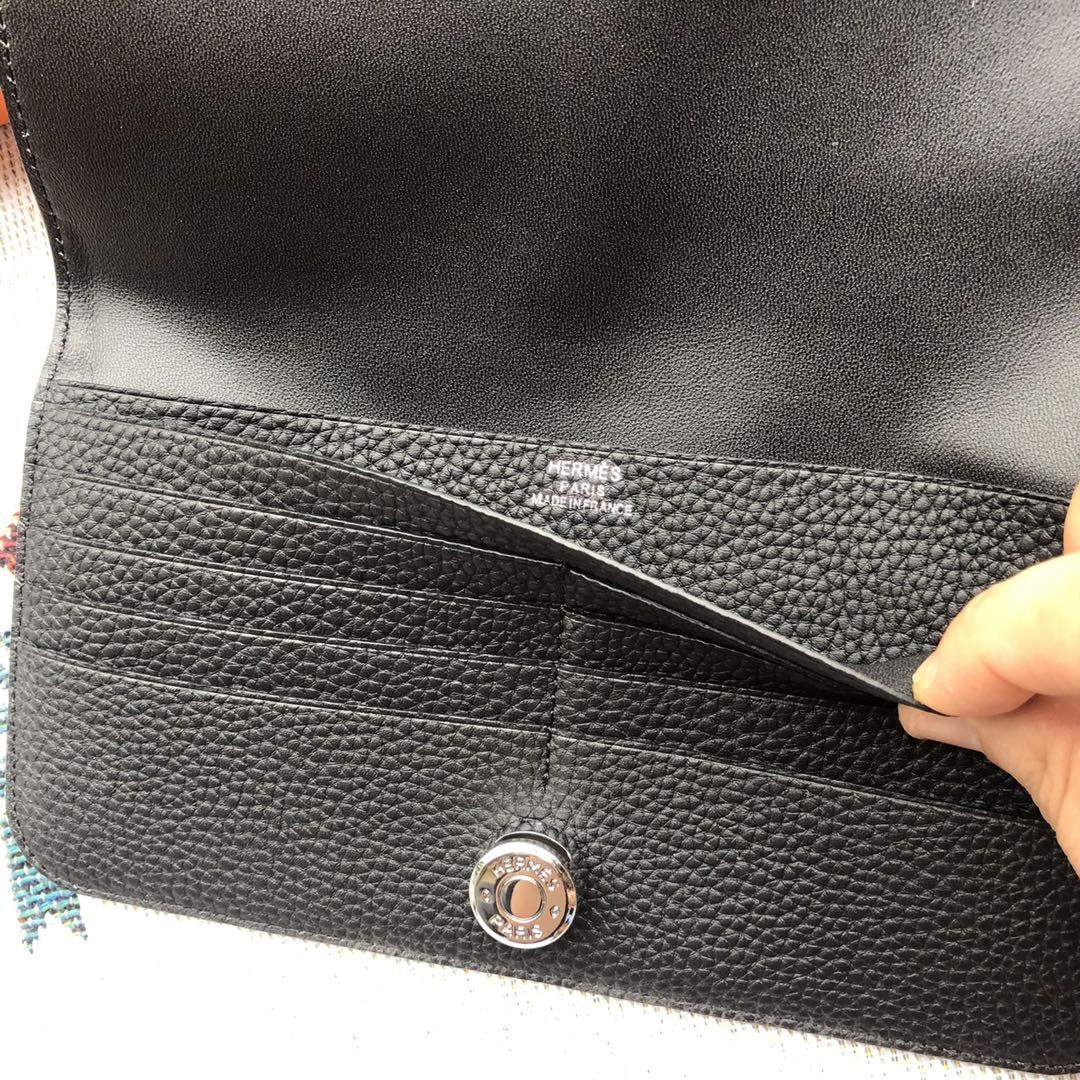 H**mes dogon duo wallet