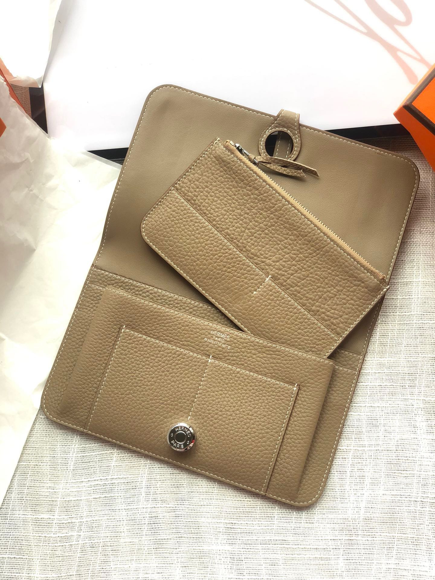 H**mes dogon duo wallet 20.1cm