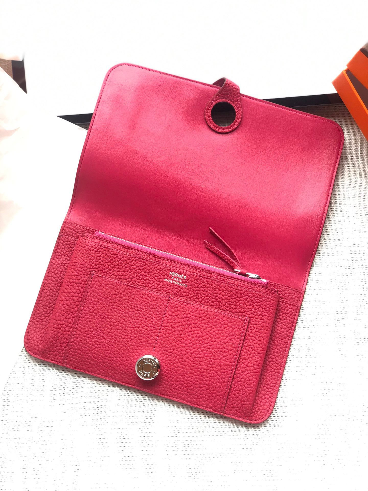 H**mes dogon duo wallet 20.1cm