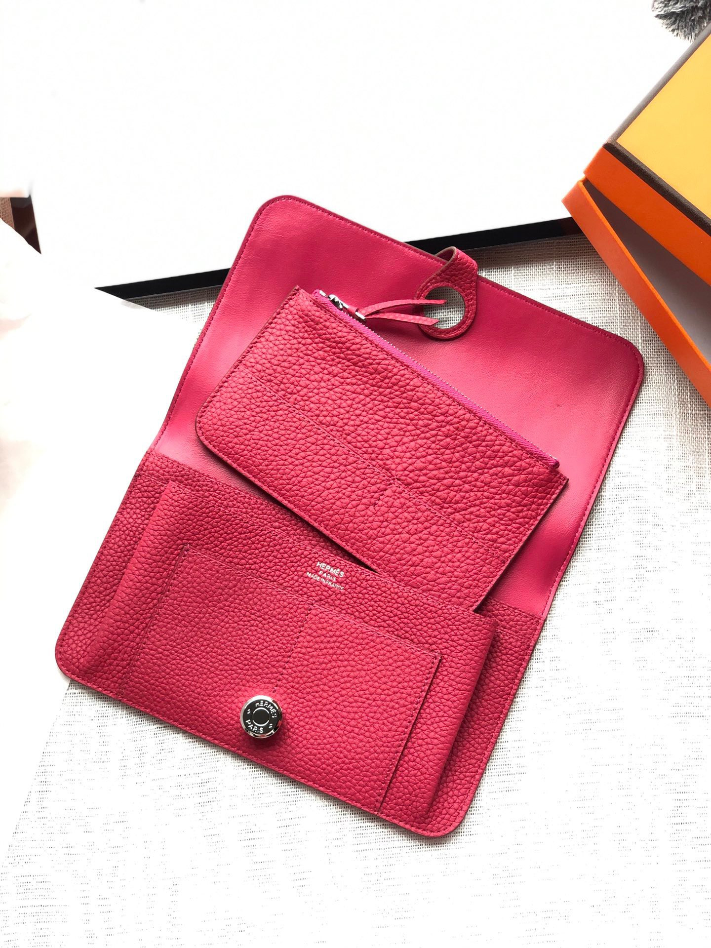 H**mes dogon duo wallet 20.1cm