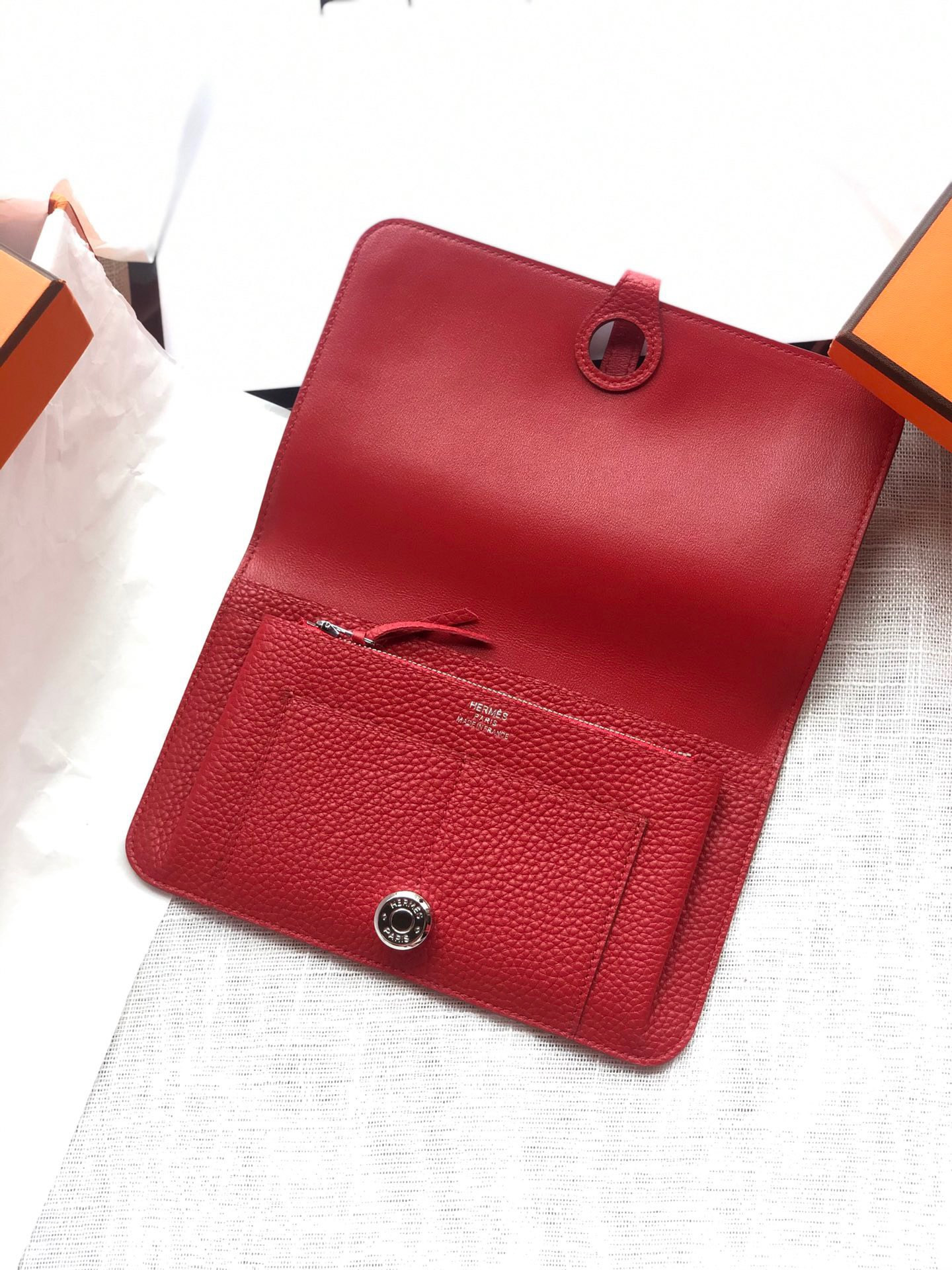 H**mes dogon duo wallet 20.1cm