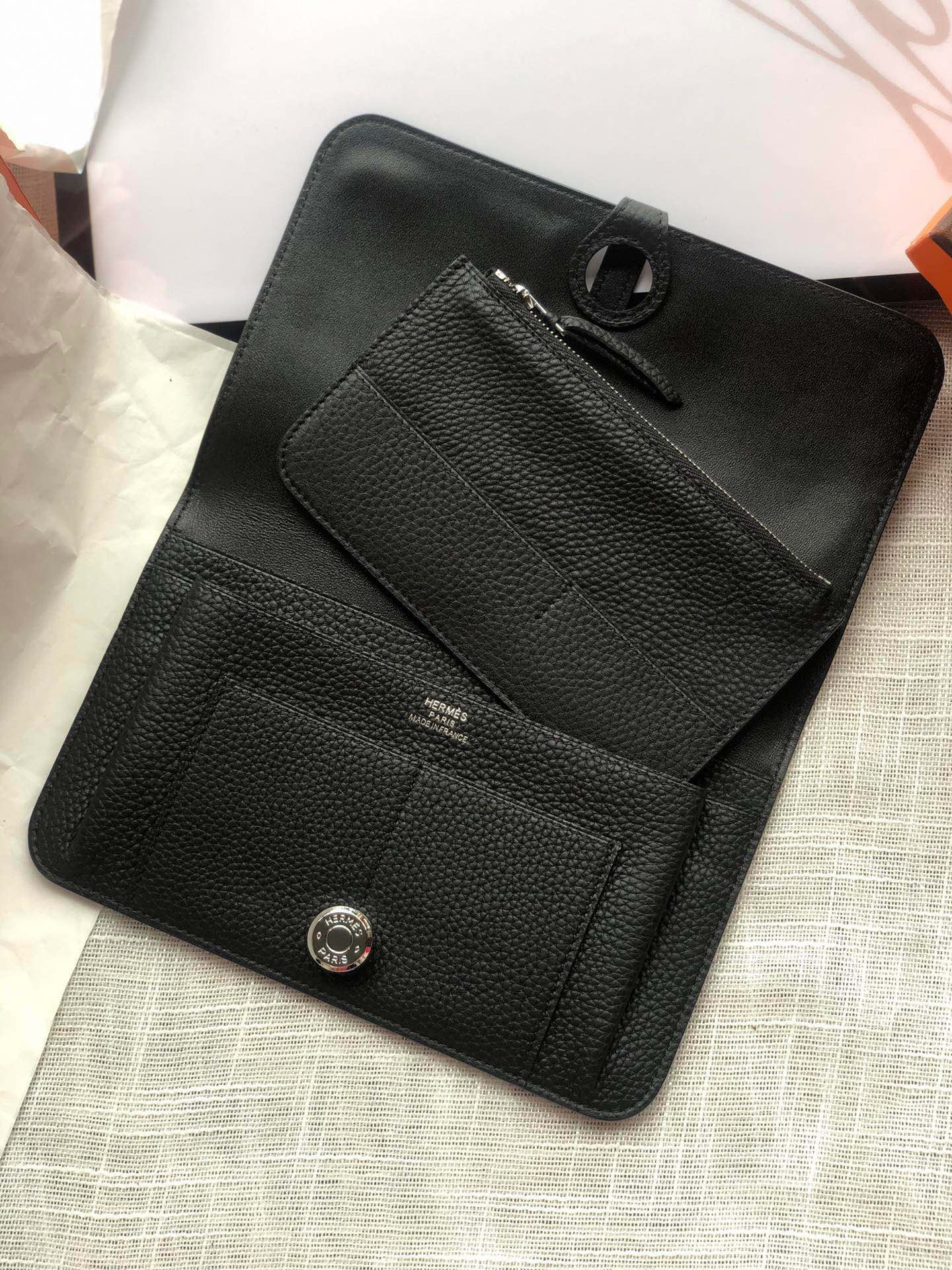 H**mes dogon duo wallet 20.1cm