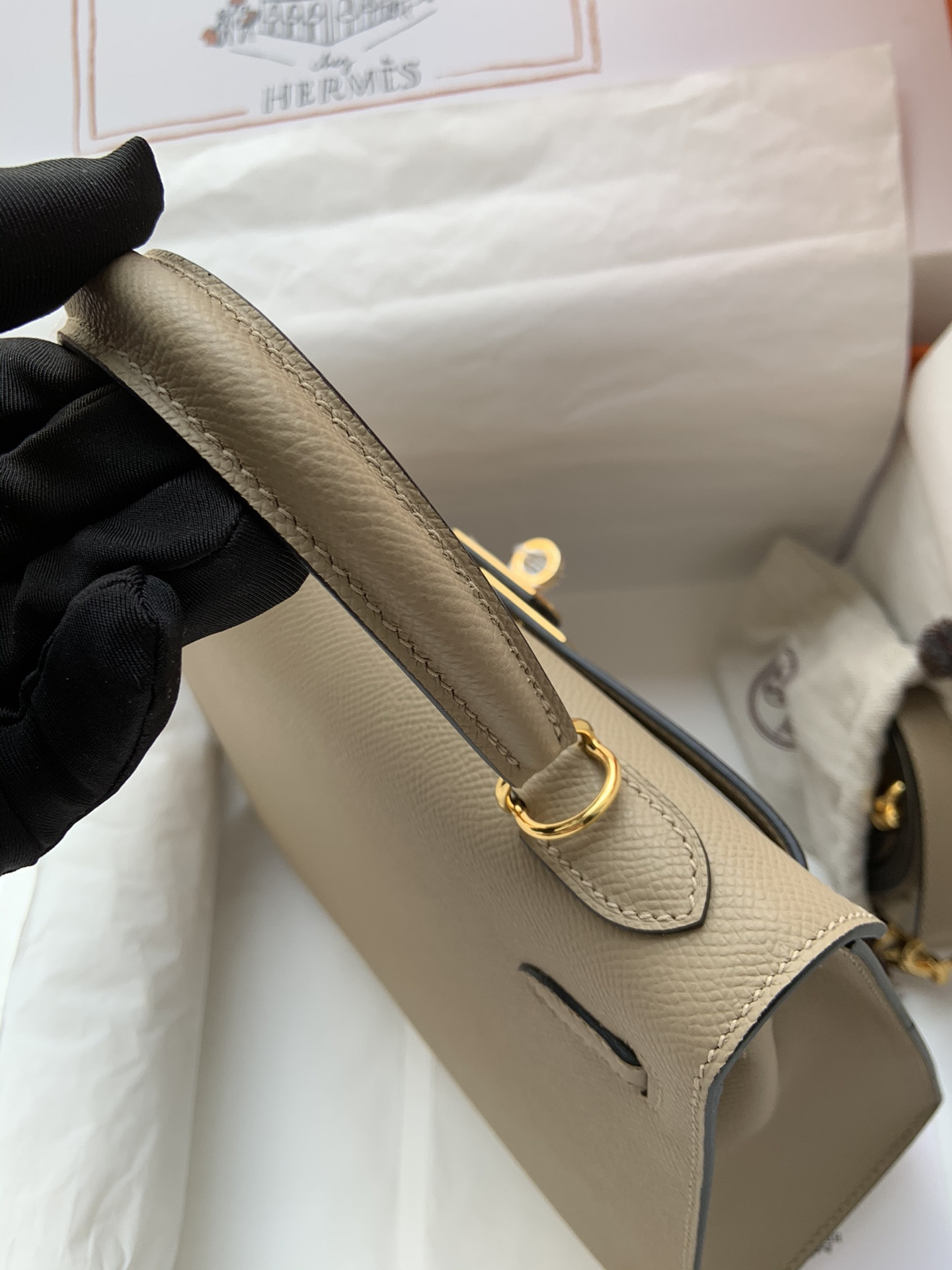 H**mes kelly gold-tone hardware 25 28