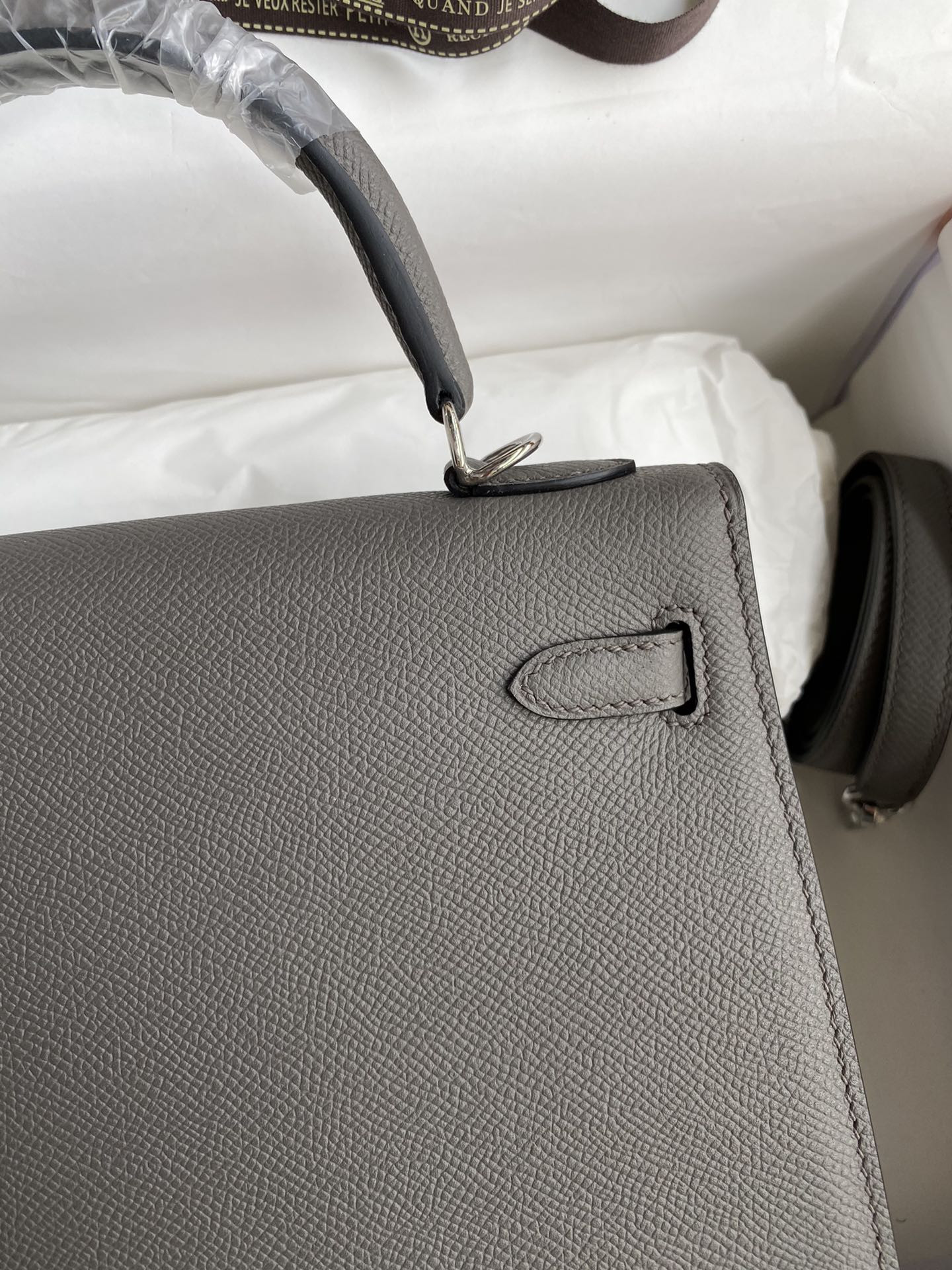 H**mes kelly silver-tone hardware 25 28