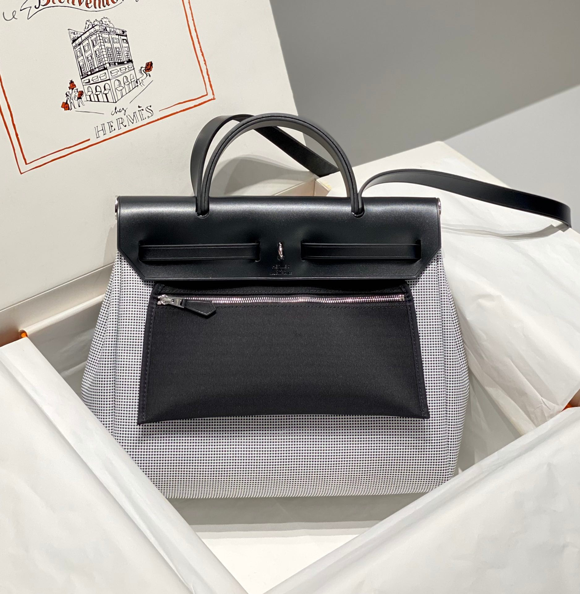 H**mes herbag 25x31x10cm