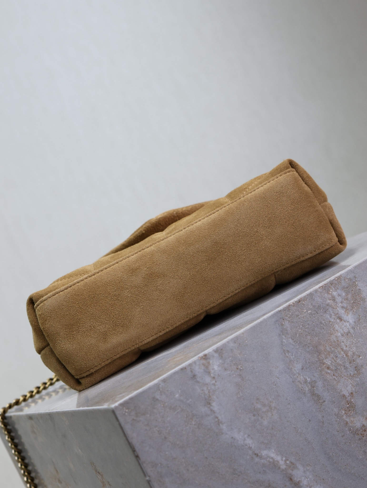 Y*L loulou mini puffer (suede)  23×15.5×8.5cm