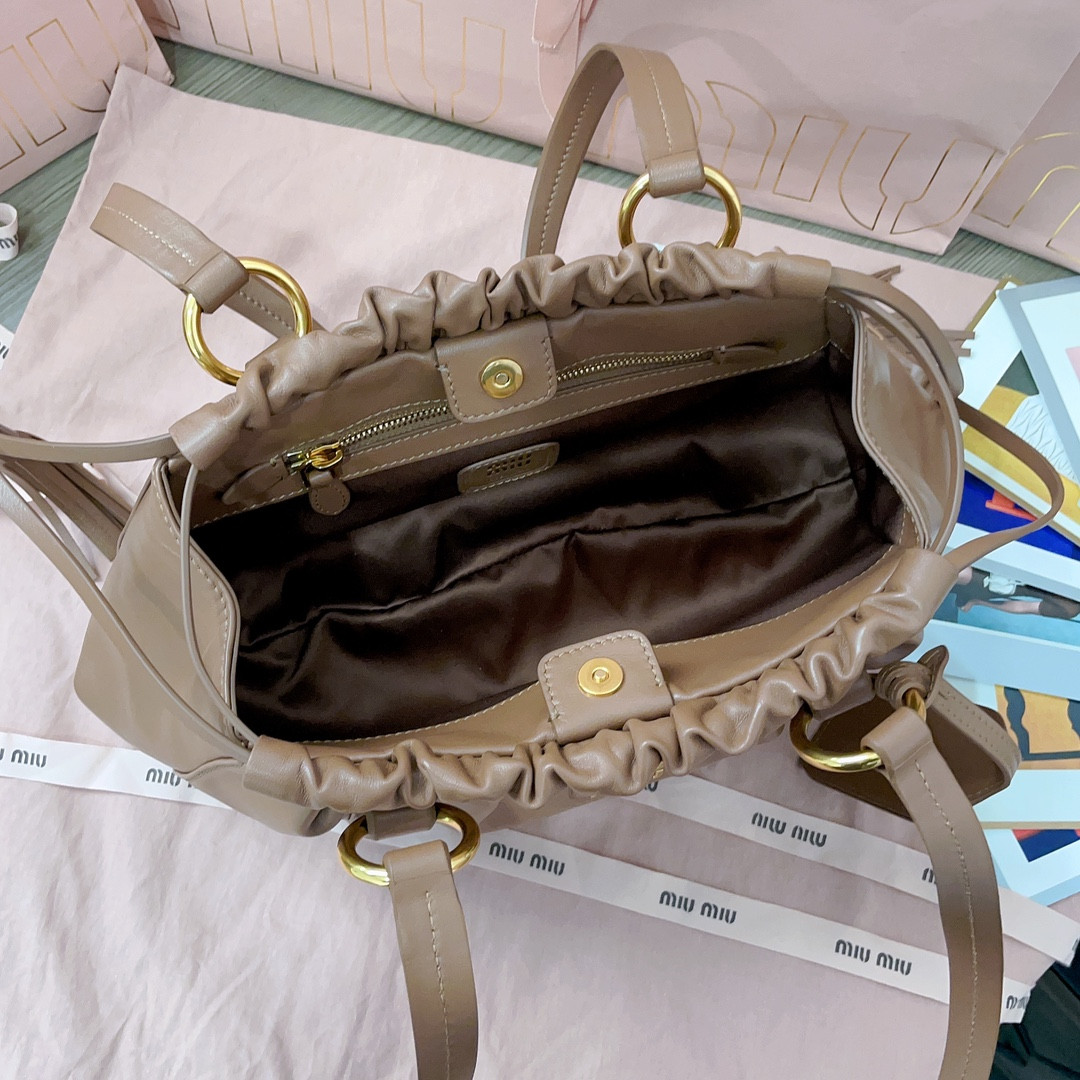 M1v M1v small joie nappa leather bag 16x32x10.5cm