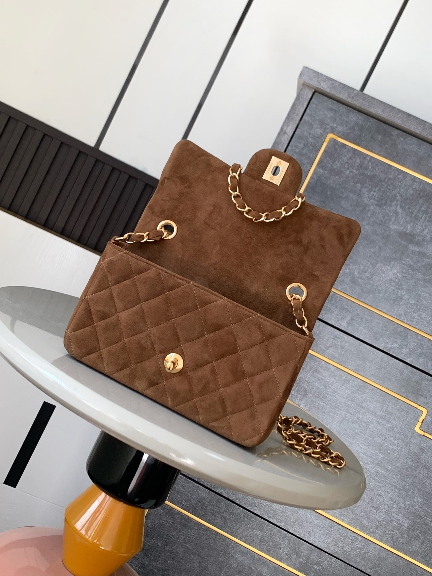 Ch*el mini classic 11.12 handbag 20 12×20×6cm