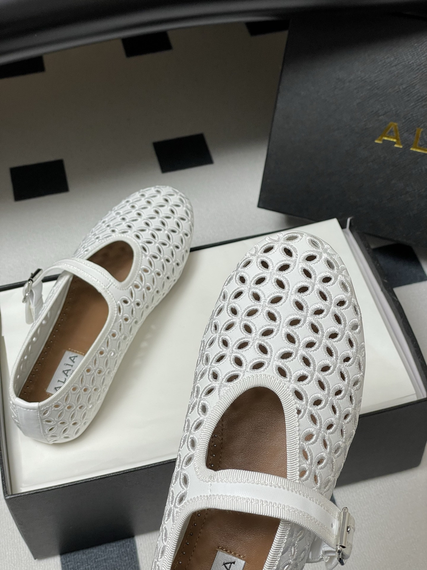ua alaïa braided ballet flats(cusT0mized size 7-10 days production time)