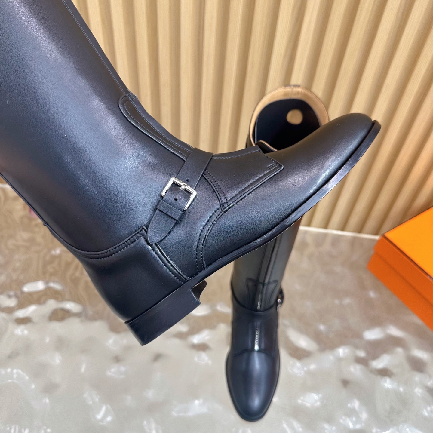 ua H**mes kelly jumping boots