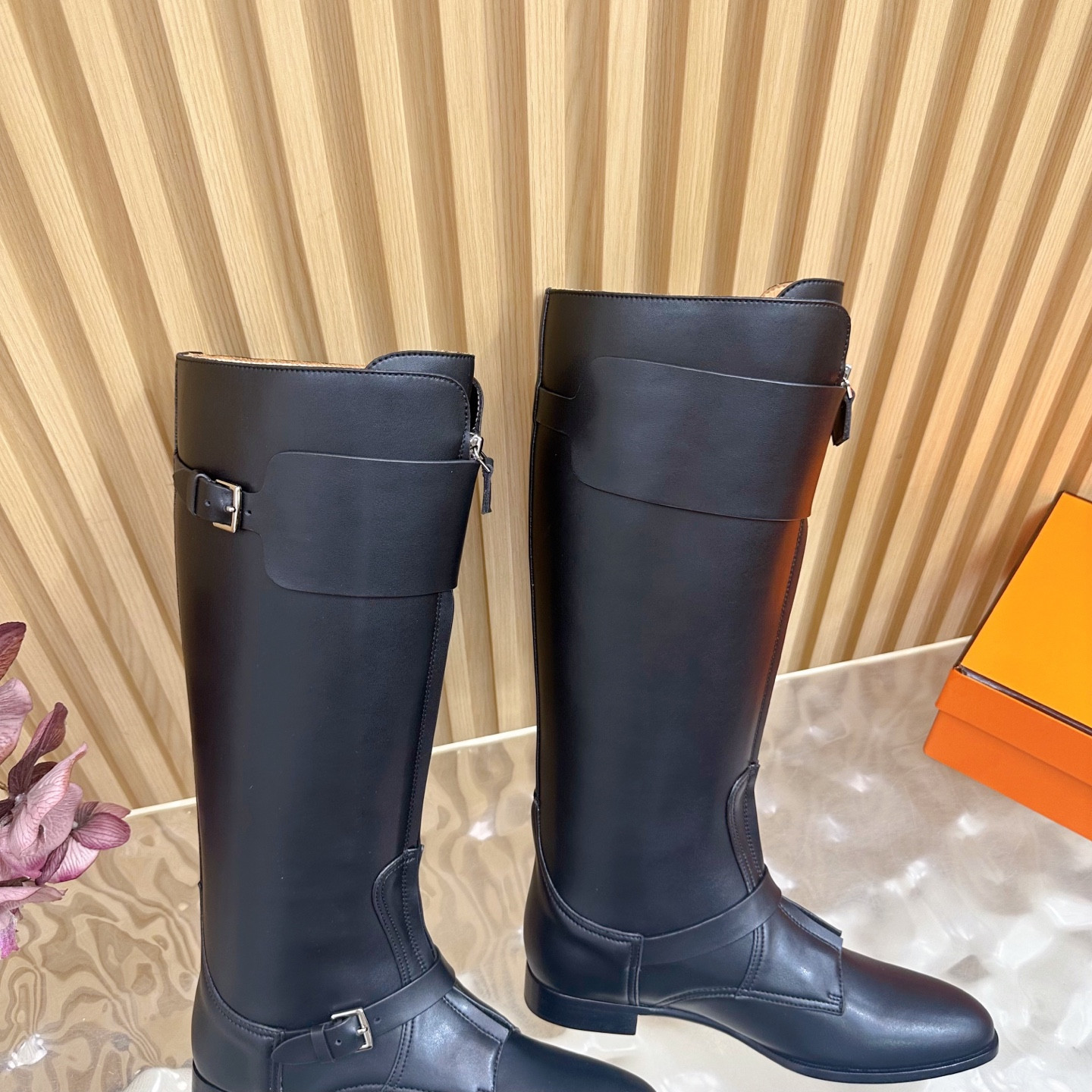 ua H**mes kelly jumping boots